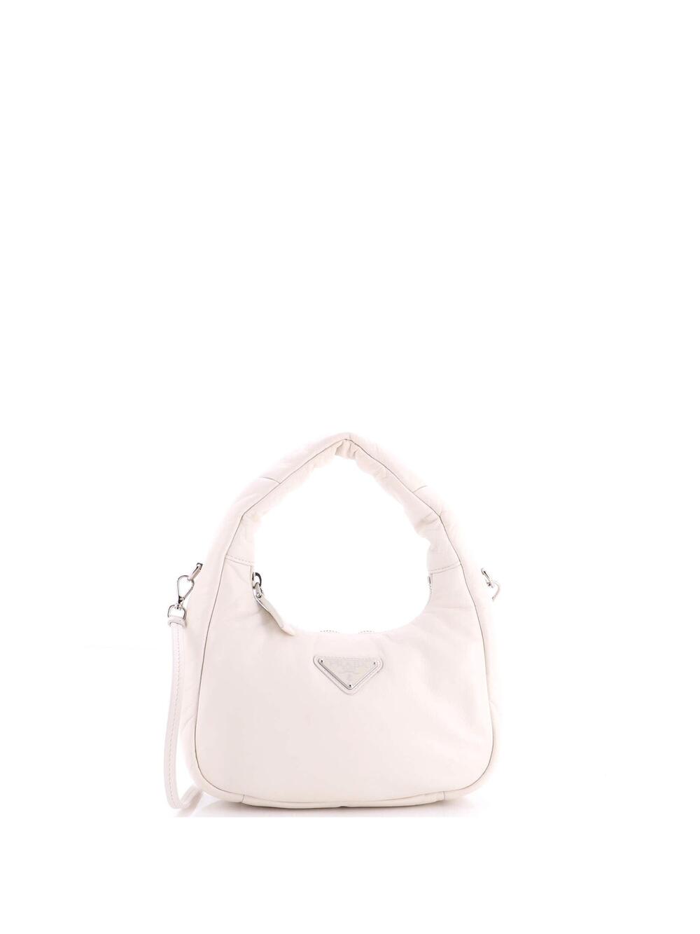 Prada Padded Hobo Leather Mini #263708P11B